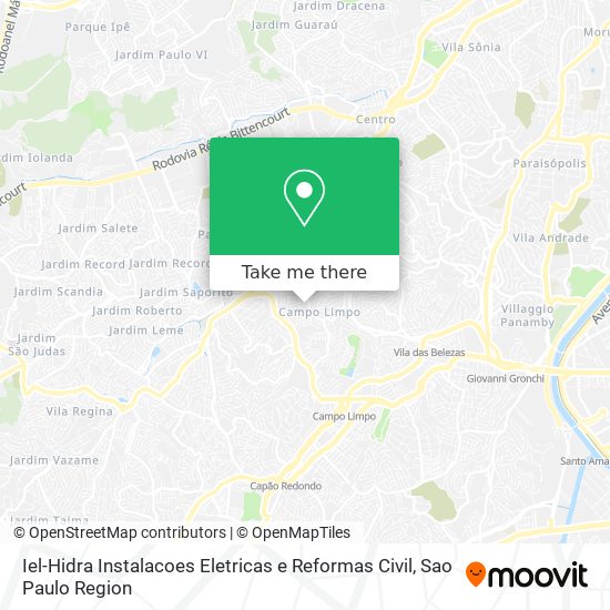 Mapa Iel-Hidra Instalacoes Eletricas e Reformas Civil