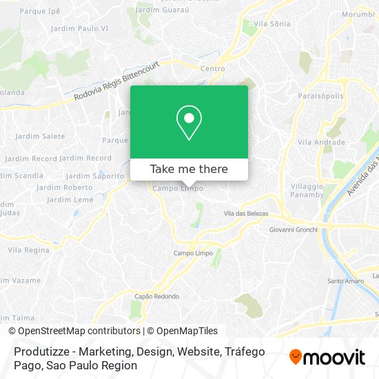 Produtizze - Marketing, Design, Website, Tráfego Pago map