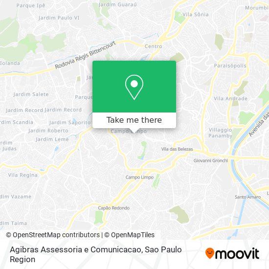 Mapa Agibras Assessoria e Comunicacao