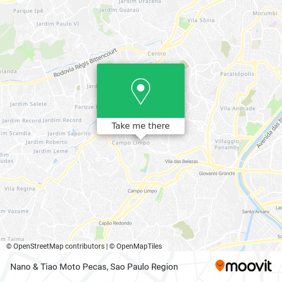 Mapa Nano & Tiao Moto Pecas