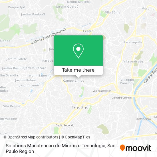 Solutions Manutencao de Micros e Tecnologia map