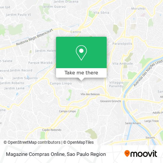 Magazine Compras Online map