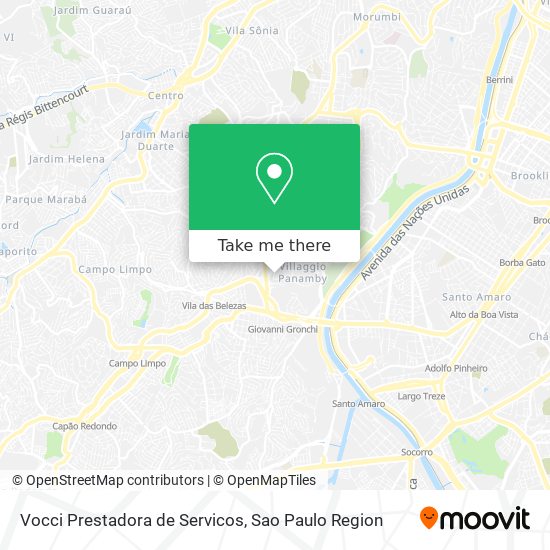 Mapa Vocci Prestadora de Servicos