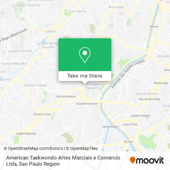 American Taekwondo Artes Marciais e Comércio Ltda map