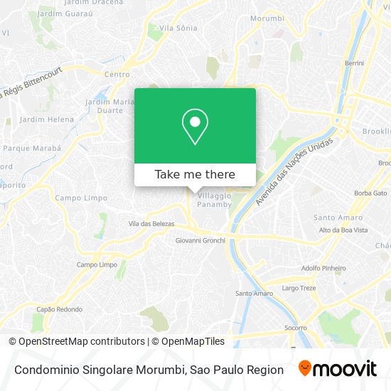 Condominio Singolare Morumbi map