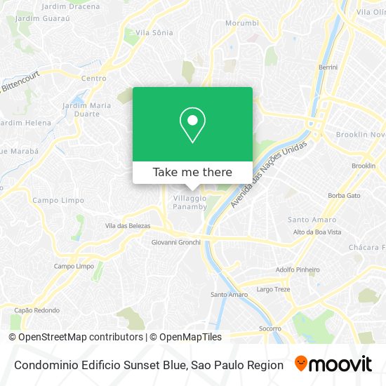 Condominio Edificio Sunset Blue map