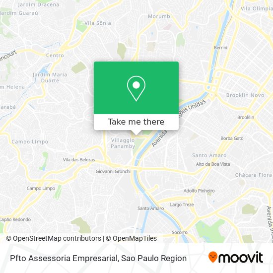 Pfto Assessoria Empresarial map