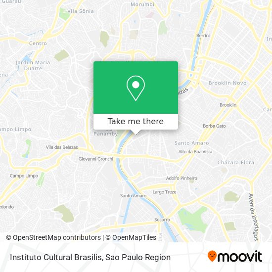 Instituto Cultural Brasilis map