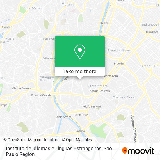 Instituto de Idiomas e Linguas Estrangeiras map