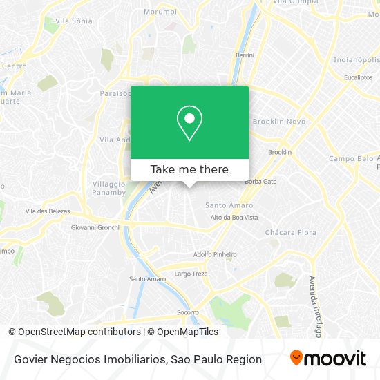 Govier Negocios Imobiliarios map