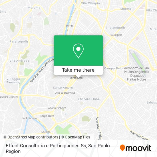 Mapa Effect Consultoria e Participacoes Ss