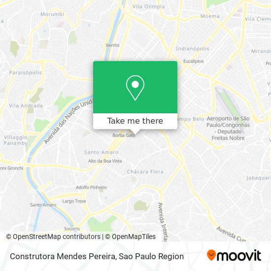 Mapa Construtora Mendes Pereira