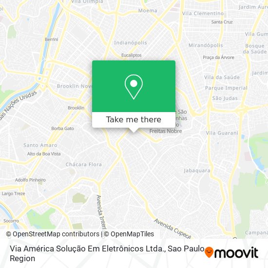 Via América Solução Em Eletrônicos Ltda. map