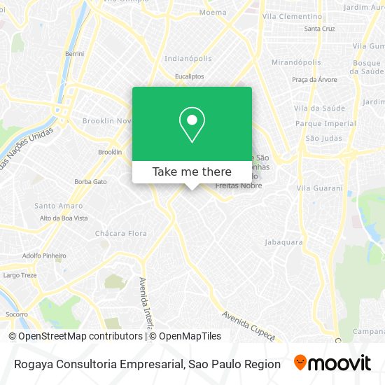 Mapa Rogaya Consultoria Empresarial