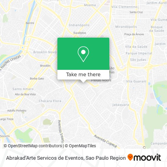 Mapa Abrakad'Arte Servicos de Eventos