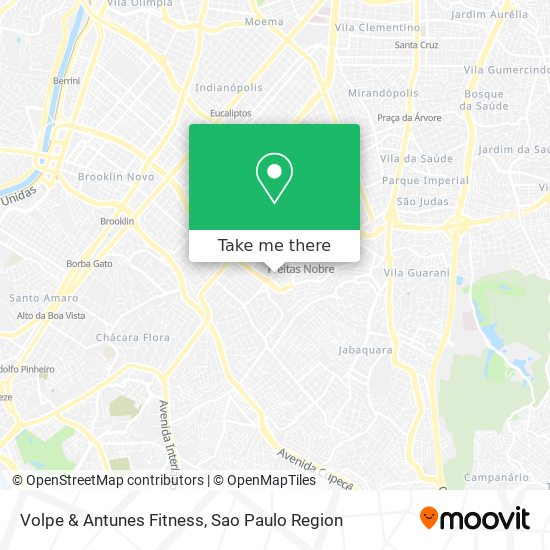 Volpe & Antunes Fitness map