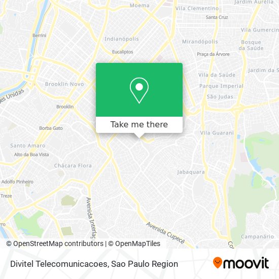 Divitel Telecomunicacoes map