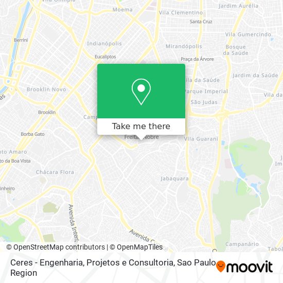 Mapa Ceres - Engenharia, Projetos e Consultoria