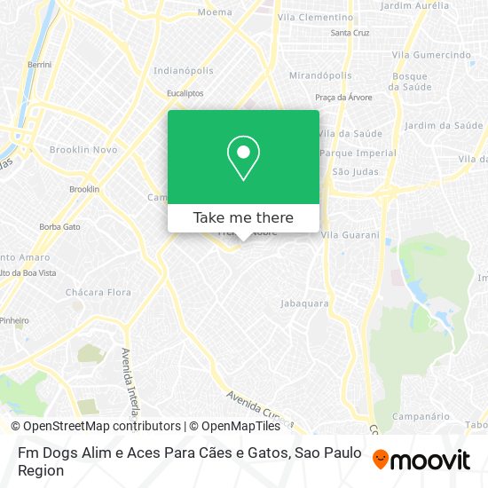 Fm Dogs Alim e Aces Para Cães e Gatos map