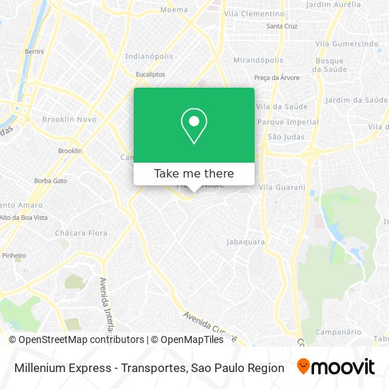 Millenium Express - Transportes map