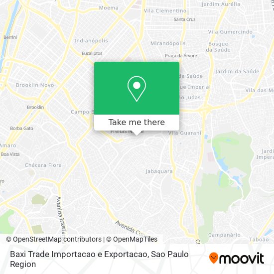 Mapa Baxi Trade Importacao e Exportacao