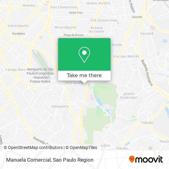 Manuela Comercial map