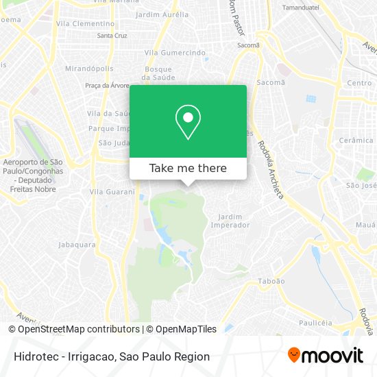 Mapa Hidrotec - Irrigacao