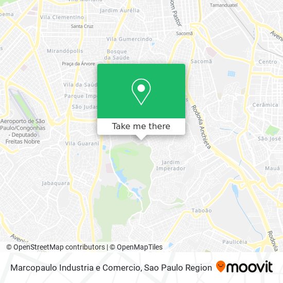 Mapa Marcopaulo Industria e Comercio