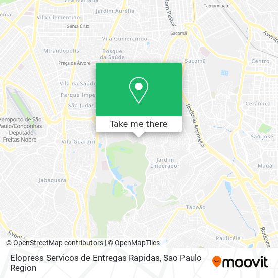 Mapa Elopress Servicos de Entregas Rapidas