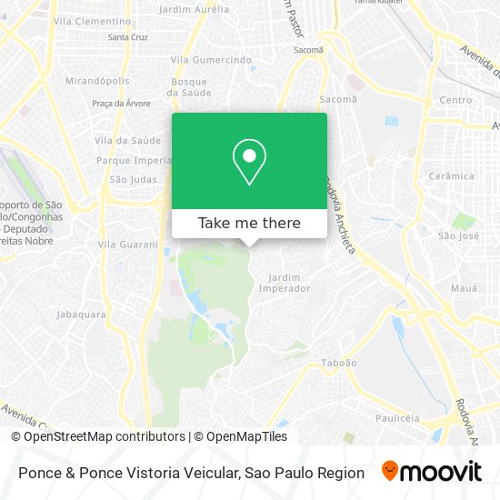 Mapa Ponce & Ponce Vistoria Veicular