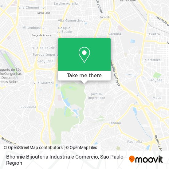 Mapa Bhonnie Bijouteria Industria e Comercio