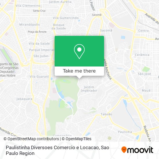 Paulistinha Diversoes Comercio e Locacao map