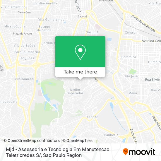Mapa Mjd - Assessoria e Tecnologia Em Manutencao Teletricredes S/