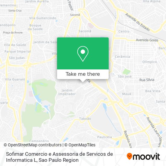 Sofimar Comercio e Assessoria de Servicos de Informatica L map