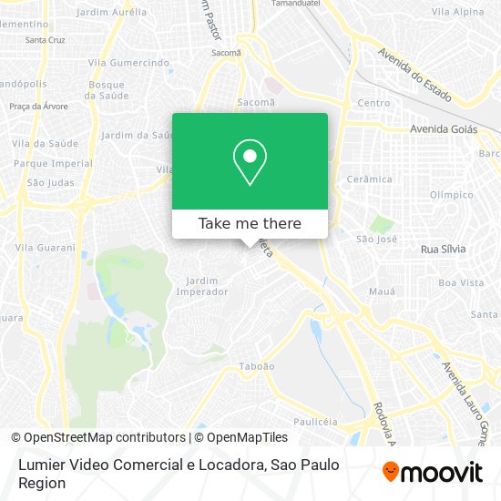 Mapa Lumier Video Comercial e Locadora