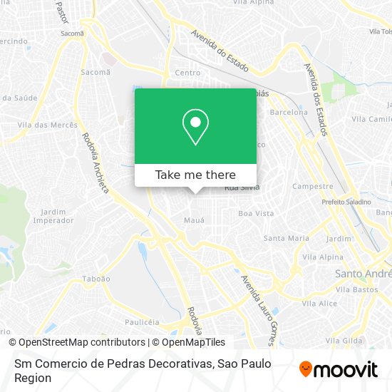Sm Comercio de Pedras Decorativas map