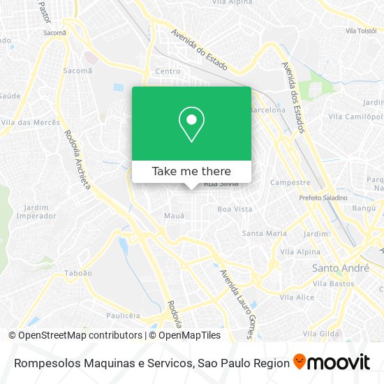 Mapa Rompesolos Maquinas e Servicos