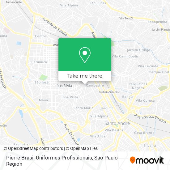 Pierre Brasil Uniformes Profissionais map