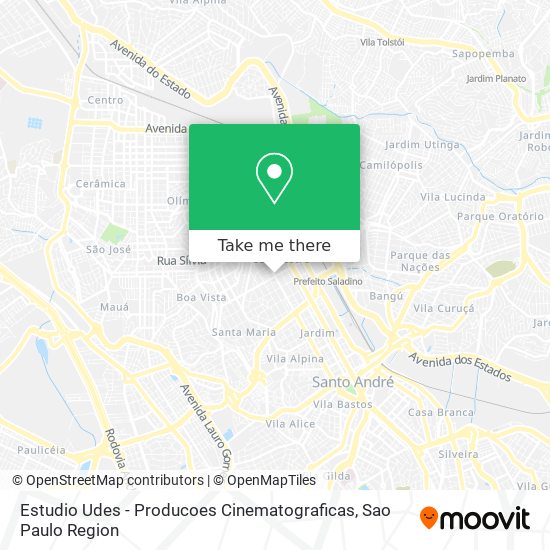 Mapa Estudio Udes - Producoes Cinematograficas