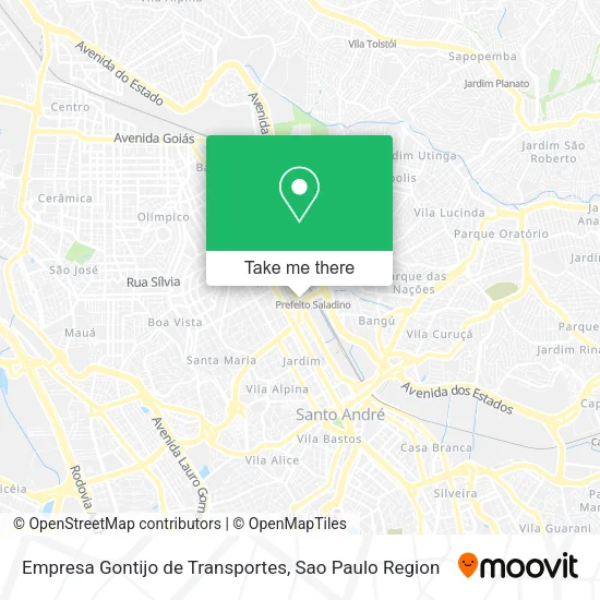 Empresa Gontijo de Transportes map