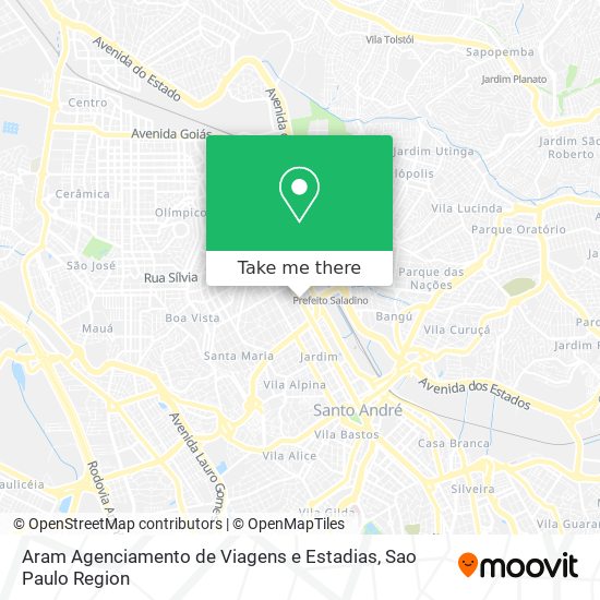 Aram Agenciamento de Viagens e Estadias map