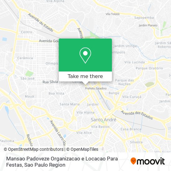 Mansao Padoveze Organizacao e Locacao Para Festas map