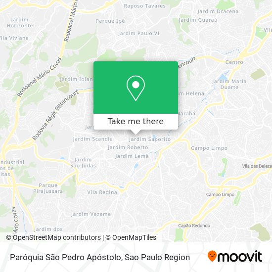 Paróquia São Pedro Apóstolo map
