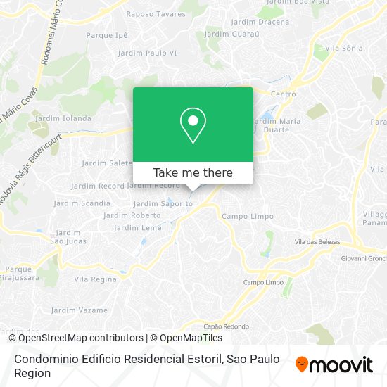 Condominio Edificio Residencial Estoril map