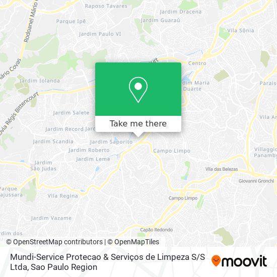 Mapa Mundi-Service Protecao & Serviços de Limpeza S / S Ltda