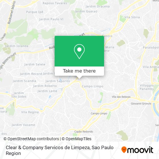 Mapa Clear & Company Servicos de Limpeza