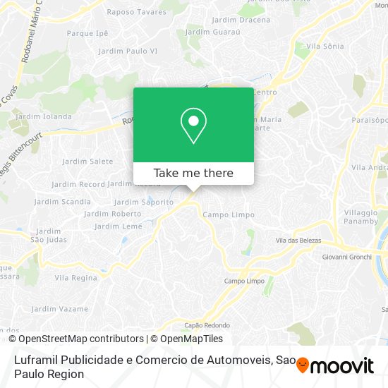 Luframil Publicidade e Comercio de Automoveis map