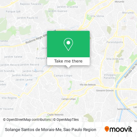 Solange Santos de Morais-Me map