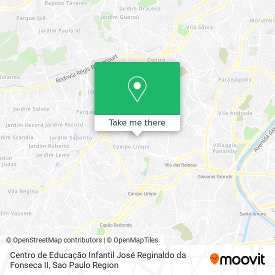 Centro de Educação Infantil José Reginaldo da Fonseca II map