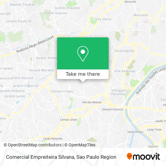 Mapa Comercial Empreiteira Silvana